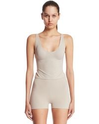 Nike - Skims Studio Stretch Deep-Neck Top - Lyst