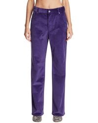 Loewe - Cotton Corduroy Trousers - Lyst