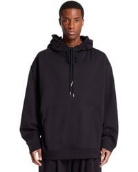 Dries Van Noten - Felpa Loose Fit Blu - Lyst