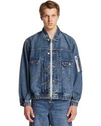 Sacai - Levi's X Denim Blouson Jacket - Lyst