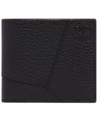 Loewe - Portafoglio Bifold Puzzle Nero - Lyst