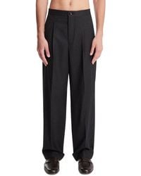 Umit Benan - Wool Tailored Trousers - Lyst