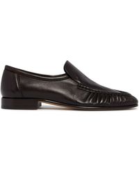 The Row - Two Leather Soft Loafers - Lyst
