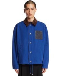 Loewe - Cotton Workwear Jacket - Lyst