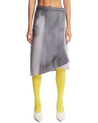 JULIE KEGELS - Asymmetric Wrap Skirt - Lyst