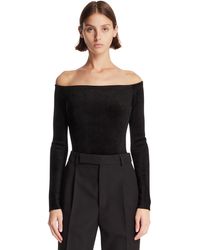 Alaïa - Off-The-Shoulder Bodysuit - Lyst