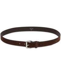 The Row - Geo Suede Belt - Lyst