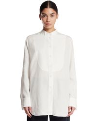 Rohe - Camicia Tuxedo Bianca - Lyst