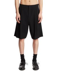 The Row - Sayed Wool Shorts - Lyst