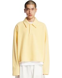 Rier - Wool Fleece Polo Sweater - Lyst