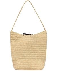 The Row - Alma Raffia Shoulder Bag - Lyst