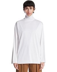 The Row - Silk And Cotton Top - Lyst