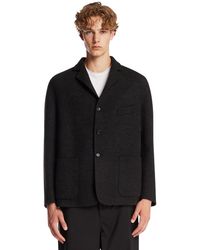 Jil Sander - Double Wool Chevron Jacket - Lyst