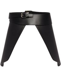 The Row - Leather Belt With Removable Panels - Lyst