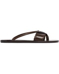 Jude - Leather Flip-Flop Sandals - Lyst