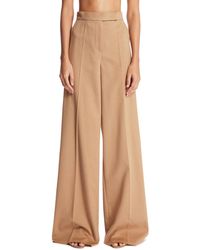 Max Mara - Camel Wide-Leg Trousers - Lyst