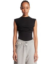 Alexander Wang - Twisted-Bust Layered Top - Lyst