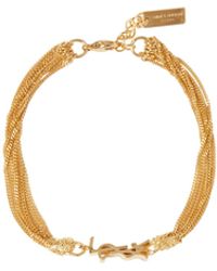 Saint Laurent - Cassandre Tassel Bracelet - Lyst
