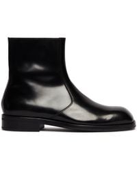 Lemaire - Leather Ankle Boots - Lyst