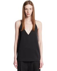 Carven - Satin Top - Lyst