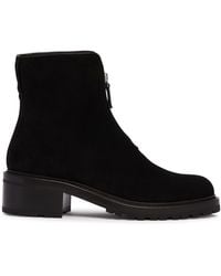 The Row - Nobilis Suede Pull-On Boots - Lyst