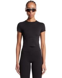 Nike - Skims Cropped Corset T-Shirt - Lyst