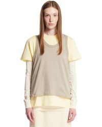 Wardrobe NYC - Multi-Panel Cotton Top - Lyst