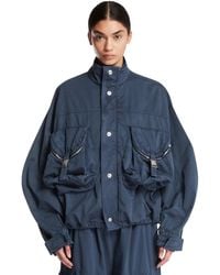 The Attico - Washed Bomber Jacket - Lyst