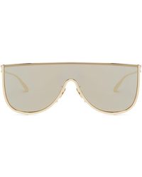 Alaïa - Metal Shield Sunglasses - Lyst