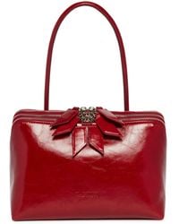 The Attico - Crinkled Patent Leather L'Altra Di Milano Bag - Lyst