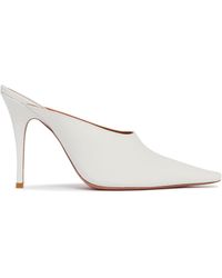 AMINA MUADDI - Leather Felicia Mules - Lyst