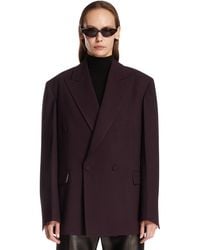 Carven - Wool Canvas Tailored Jacket - Lyst