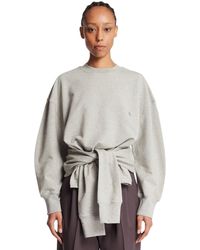 The Attico - Trompe-L'Oeil Sweatshirt - Lyst