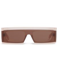 Alaïa - Rectangular Shield Sunglasses - Lyst