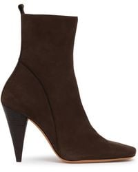Jude - Suede High Ankle Boots - Lyst