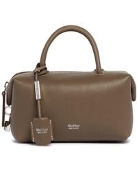 Max Mara - Taupe Holdall Small Bauletto Bag - Lyst