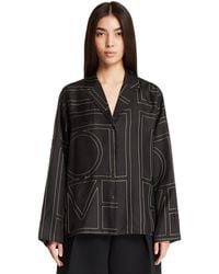 TOTEME - Silk Monogram Pj Top - Lyst