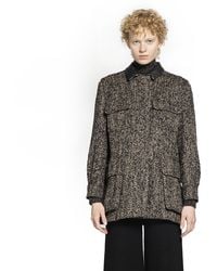 Max Mara - Angio Wool Tweed Safari Jacket - Lyst