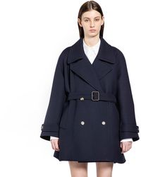 Loewe - Wool Blend Short Coat - Lyst