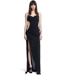 Mugler - Illusion Cut-Out Draped Gown - Lyst