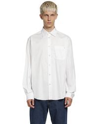 Valentino - Vgold Oxford Cotton Pocket Shirt - Lyst