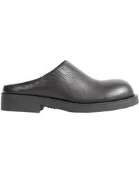 MM6 by Maison Margiela - Leather Slippers - Lyst