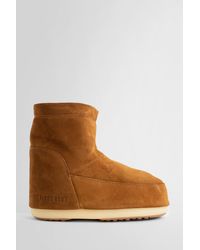 Moon Boot - Icon Low Logo-embossed Suede Snow Boots - Lyst