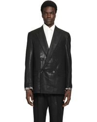 Maison Margiela - Foiled Wool Blazer - Lyst