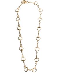Gucci - Horsebit Lariat Necklace - Lyst