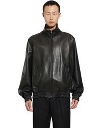 Valentino - Leather Jacket - Lyst
