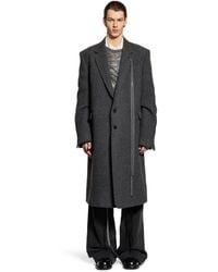Ann Demeulemeester - Leonard Beaver Wool Coat - Lyst