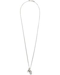 Emanuele Bicocchi - Flourish Skull Necklace - Lyst