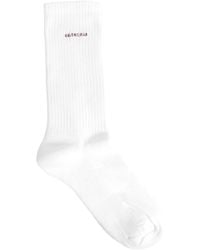 Balenciaga - Logo Socks - Lyst