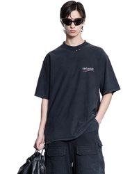 Balenciaga Top League T-shirt in White for Men | Lyst Balenciaga Top League T-shirt in White for Men | Lyst